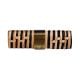 Black and Brown Rattan Cabinet Knobs